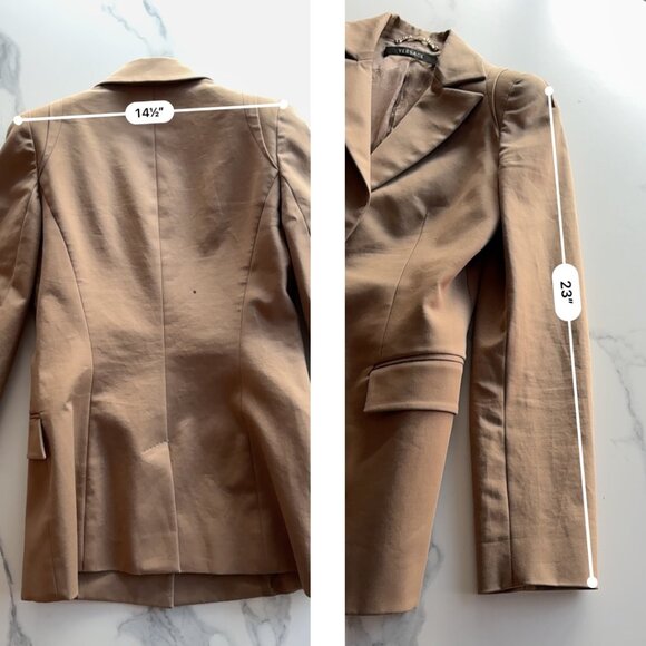 Versace Women’s Blazer – Classic Gold Logo Lining - Picture 4 of 12